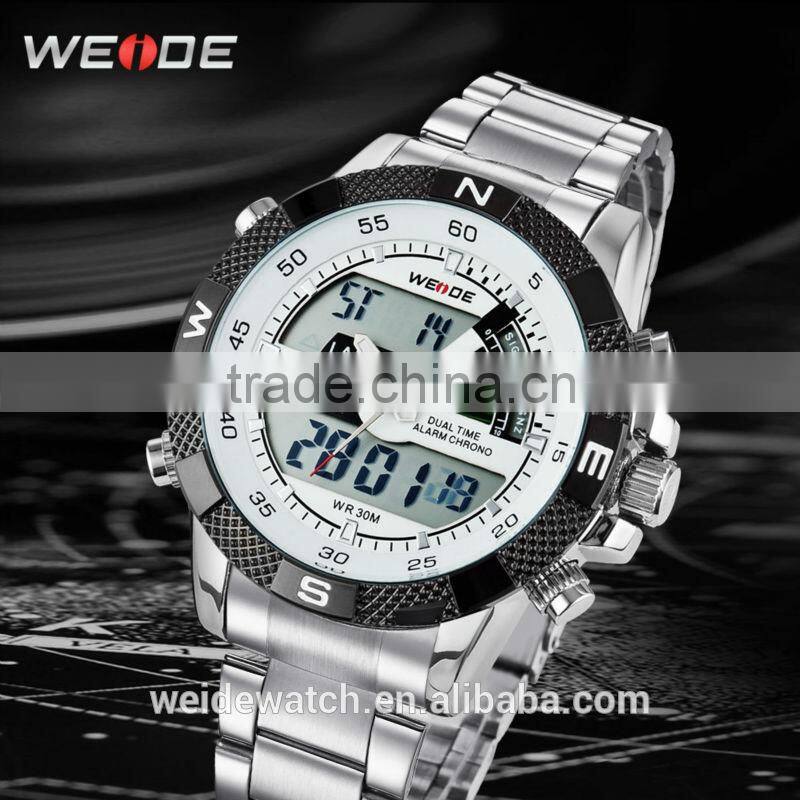 WH1104-3WEIDE 2014 water resistant quartz watch japan movement trendy big watches top 10 wrist watch brands