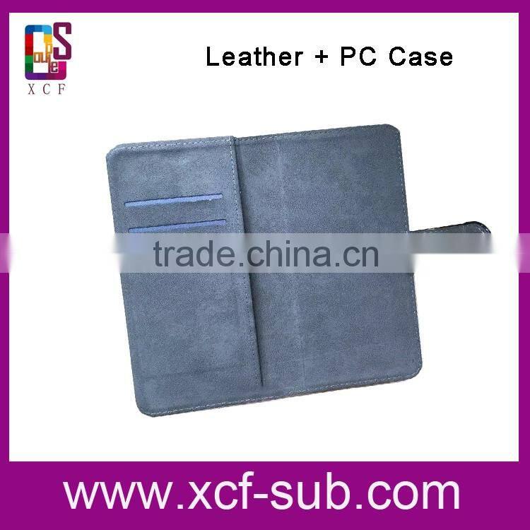 Wholesale Custom Design Light Weight Bulk 2D flip Blank Sublimation leather Mobile Phone Case For iphone6s