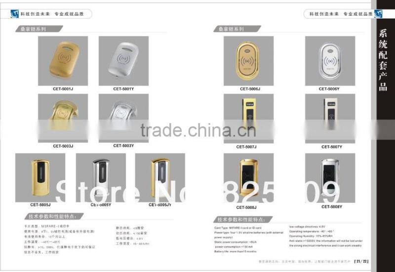Electronic cabinet Sauna door lock with master key management