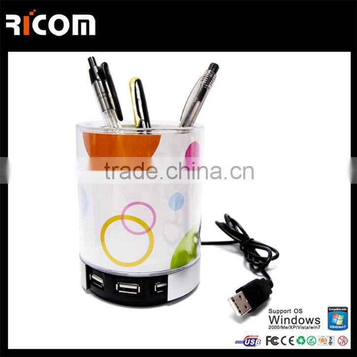 pen holder with usb hub