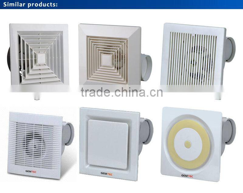 Square Plastic Ceiling Tubular Ventilation Fan BPT10-12B