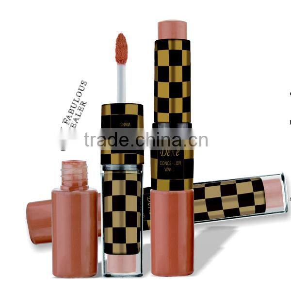 Dexe conceal wand and brush 2 in1 of waterproof