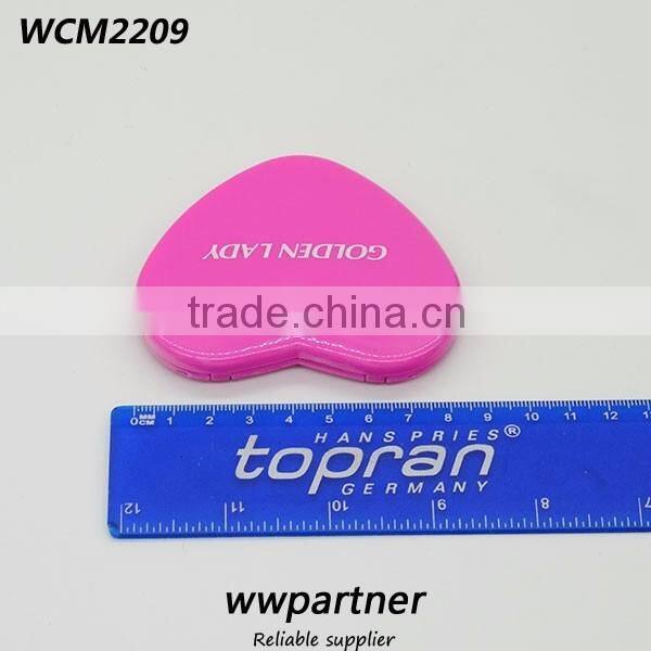 Heart shaped wedding gift hand mirror