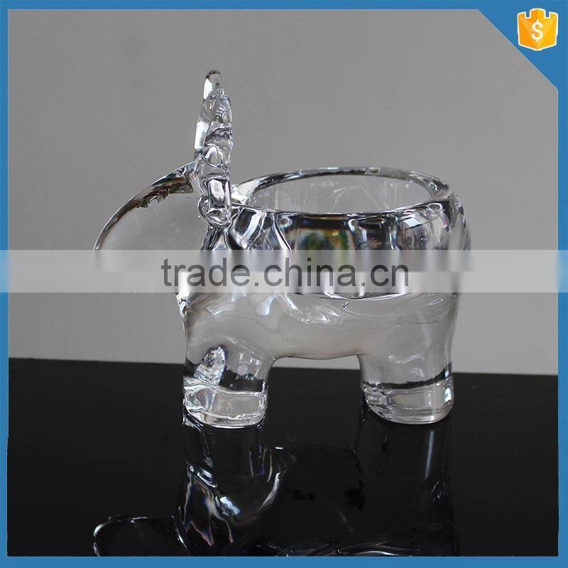 LXHY-EC0625 reindeer animal shape crystal tealight candle holder