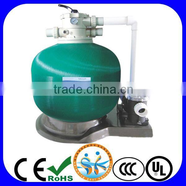 Integtated sand filter pump for above ground pools
