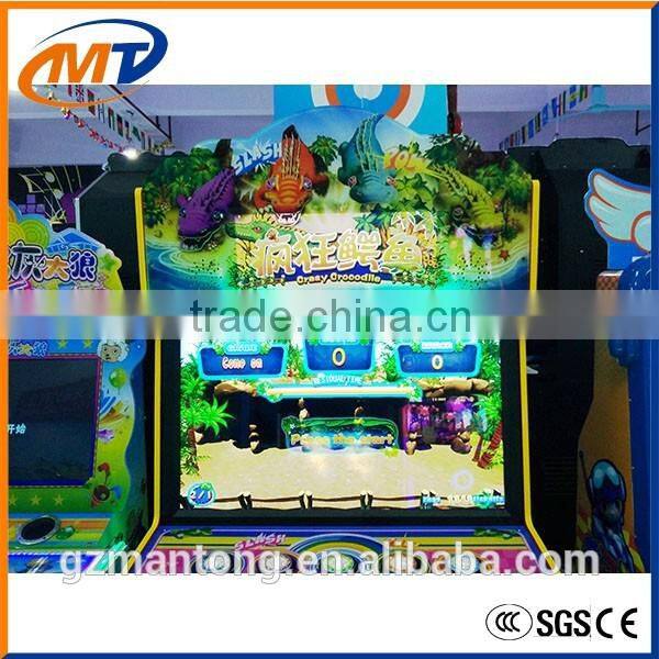 2016 new arrival and Funny Crazy Crocodile kids hitting game machine for sale