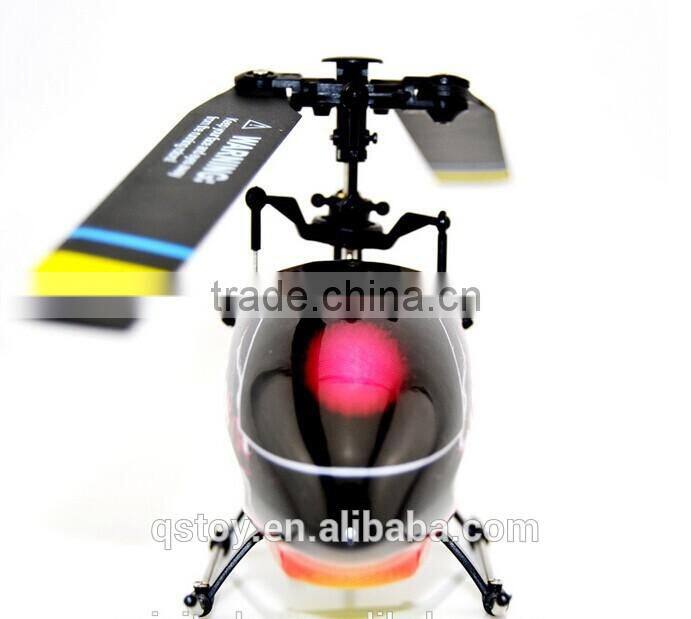 Single propeller 4CH 2.4G rc toys rc 6031 flybarless helicopter with gyro single blade