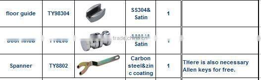 shower door hardware/ bathroom hardware