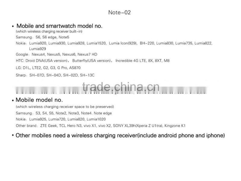 HC1001 y qi Wireless Charger for Samsung S5 Note2 Note3 Galaxy S6 qi Wireless Charger QI charging
