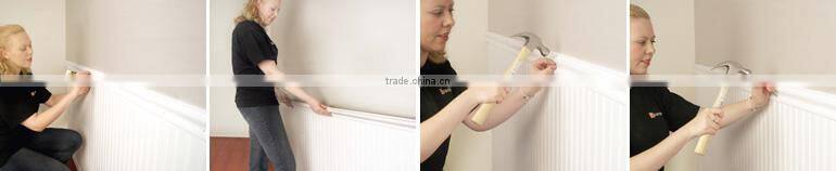 pvc panel white vinyl trim plank