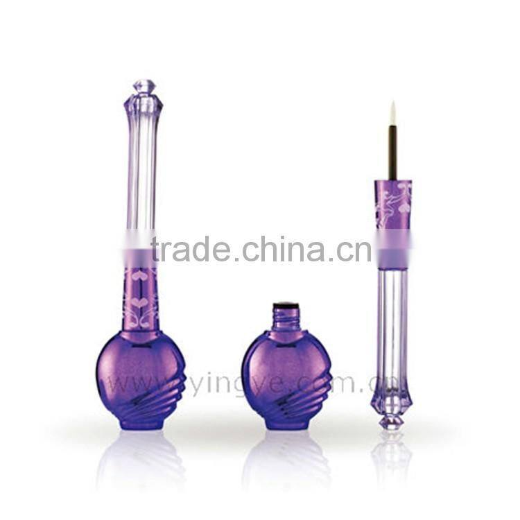2016 Purple shiny plastic eyeliner tube