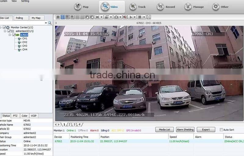 High Definition Car 3G /4G Mobile Dvr With GPS Wifi For Taxi / School Bus And Truck