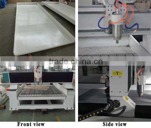 900*1500mm CNC Stone Column Carving Machine Router
