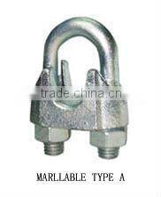 US type glav. malleable wire rope clips