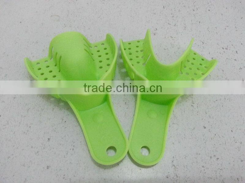 autoclavable dental plastic impression trays,dental supply