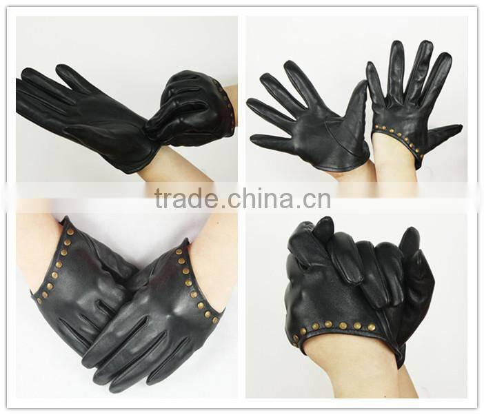 New Fashion Ladies Leather Glove For Party Dresses