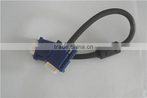 15cm TO MALE VGA SVGA CABLE LEAD - LAPTOP TV LCD MONITOR