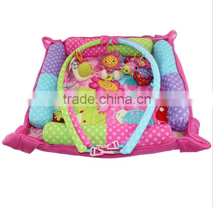 2015 Hot Sale Multi Activity Soft Plush Toy Children Cushionad Paly Mat for Baby