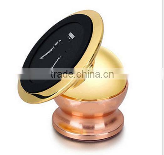 top selling 360 degree rotation adjustable magnetic air vent mount holder for car