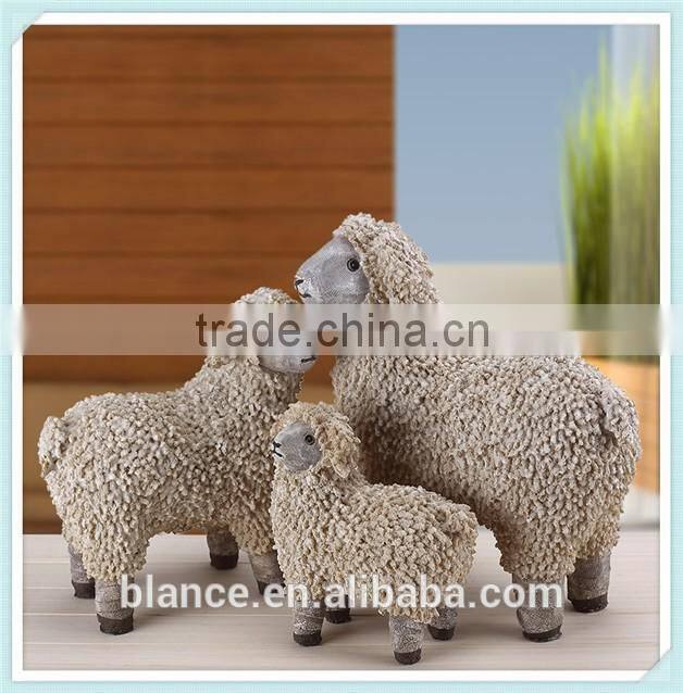 resin sheep figurine sheep statue for ornament