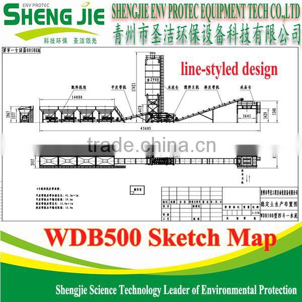 500T/H Stabilized Soil Mixing Plant Concrete Mixing Plant