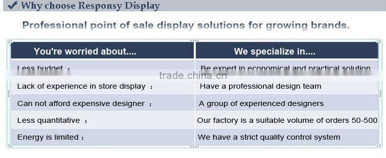 POP/POS Eyelash Display Stand With Good Quality Metal and wood material