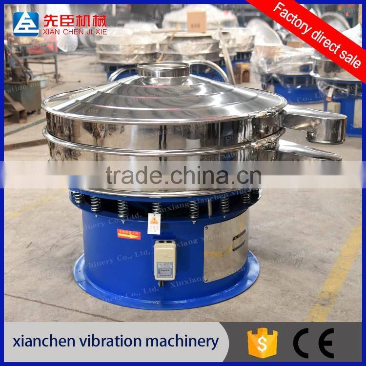 Ultrasonic vibrating screen for sieving super fine powders