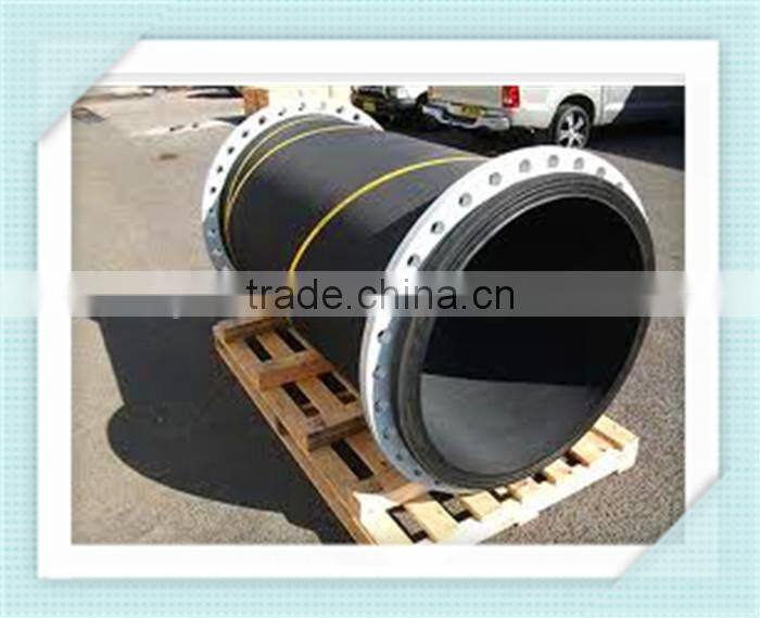 Large diameter rubber hose for mining