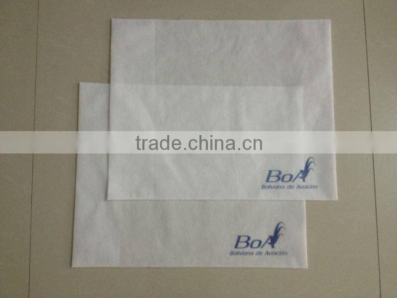 2014 bus train airline non-woven pillowcase
