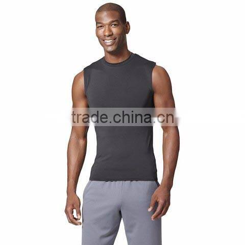 Daijun OEM summer wholesale black polyester fashion athletic tank top