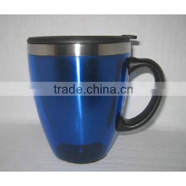 double wall high quality travel mug with handle
