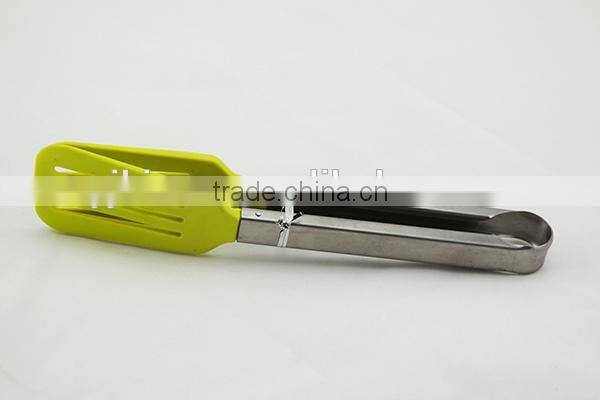 Nice looking stainless steel and Nylon cover candy serving tongs