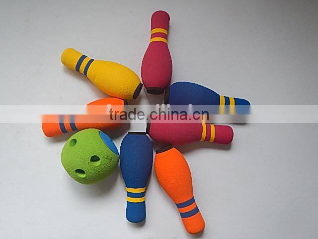 2016 mini bowling ball set,6 bowling pin and one ball