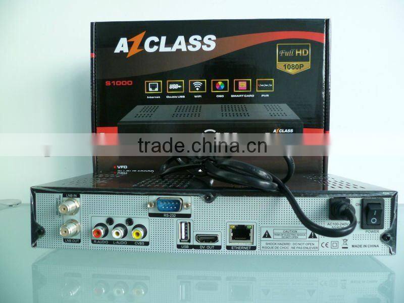 AZCLASS S1000plus best selling dvb tv box full hd iptv box