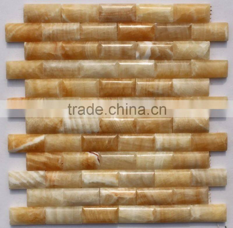 Polished onyx marble mosaic with good price