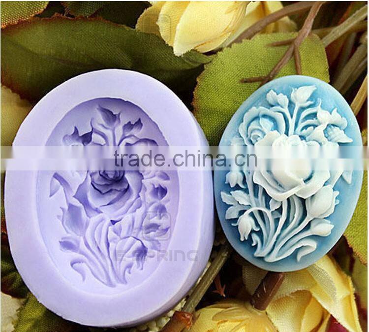Silicone Rose Cake Mold Flower Handmade Soap Mould