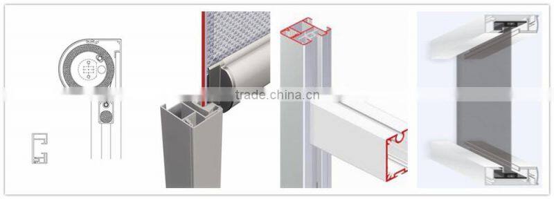 europe style windproof and waterproof outdoor motorized roller blinds