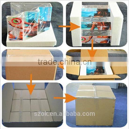 Hot selling lucite desktop acrylic magnetic photo frame