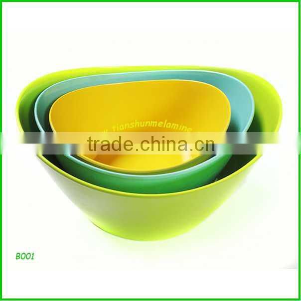 Melamine round Salad Bowls set popular in Europe & the USA for home