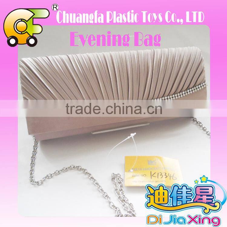 Beauty lady evening bags clutch bags with long shoulder chain