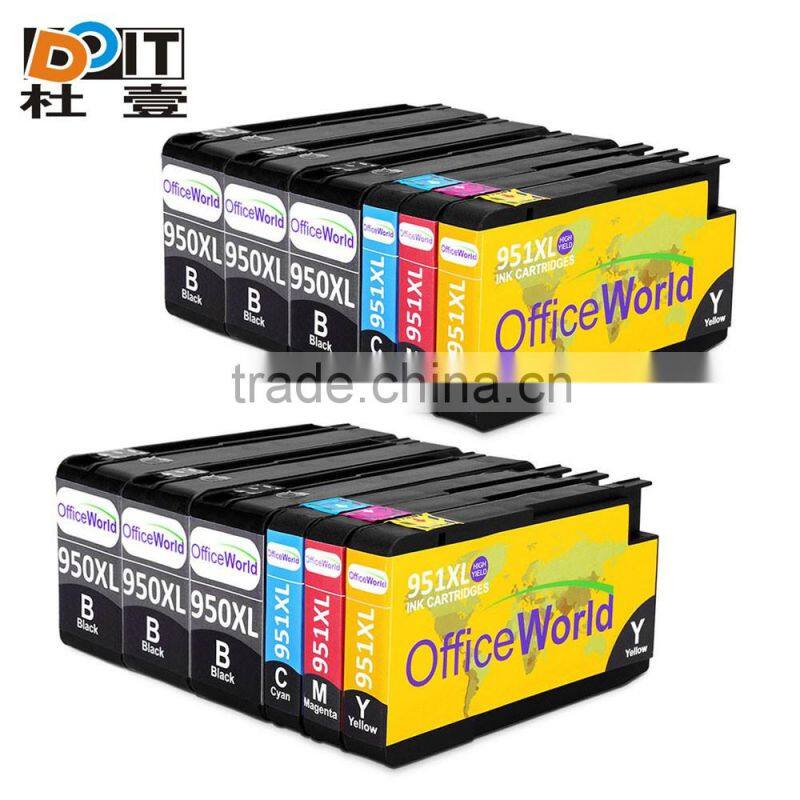 Compatible Ink Cartridge for HP 950xl 951xl with one time use chips for hp 950 951