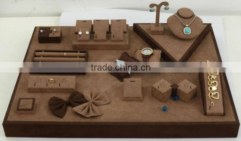 Luxury and custom wooden jewelry display