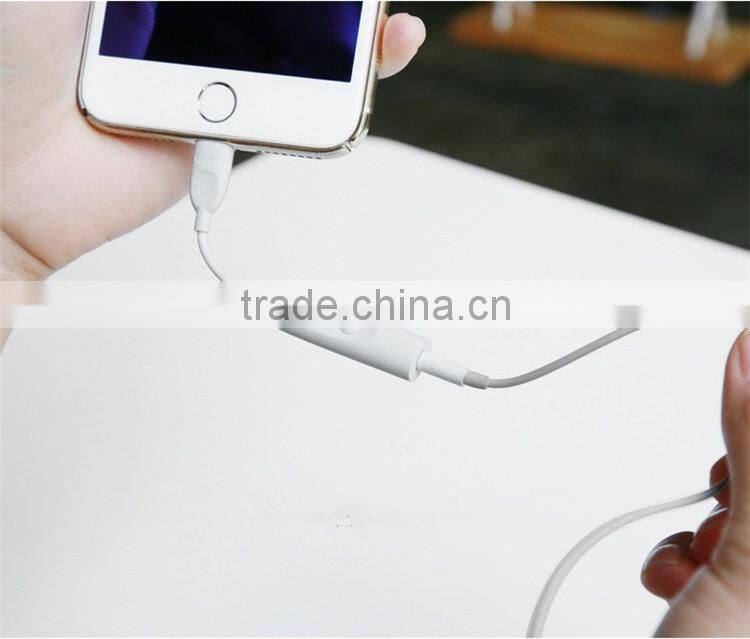 Headset charge connecting light Cable for iphone 7 7 plus