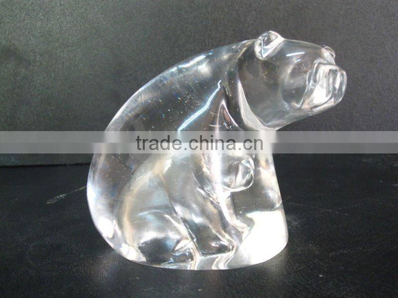 crystal gift of bear mother and babay-- BJ033