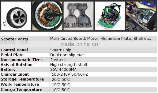 2016 Best Christmas Gift Self Scooter Two Wheels Self Balancing Scooter Wholesale Price