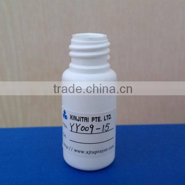 15ml Plastic HDPE Spray Bottle, with Fine Mist Sprayer