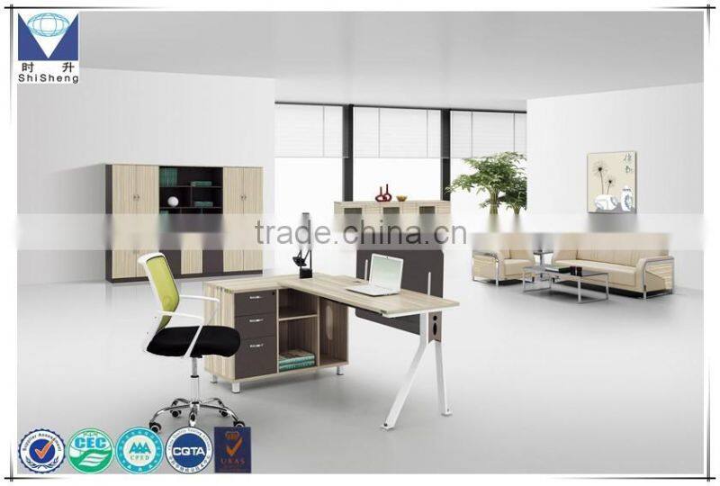 Factory price popular design panel office desk with extension desk