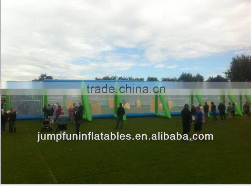 2014 Hot air sealed inflatable paintball arena/outdoor bunker field in air-tight