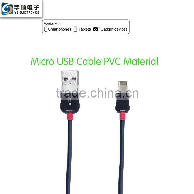 Braided Micro USB Cable Double Copper Optical Fiber