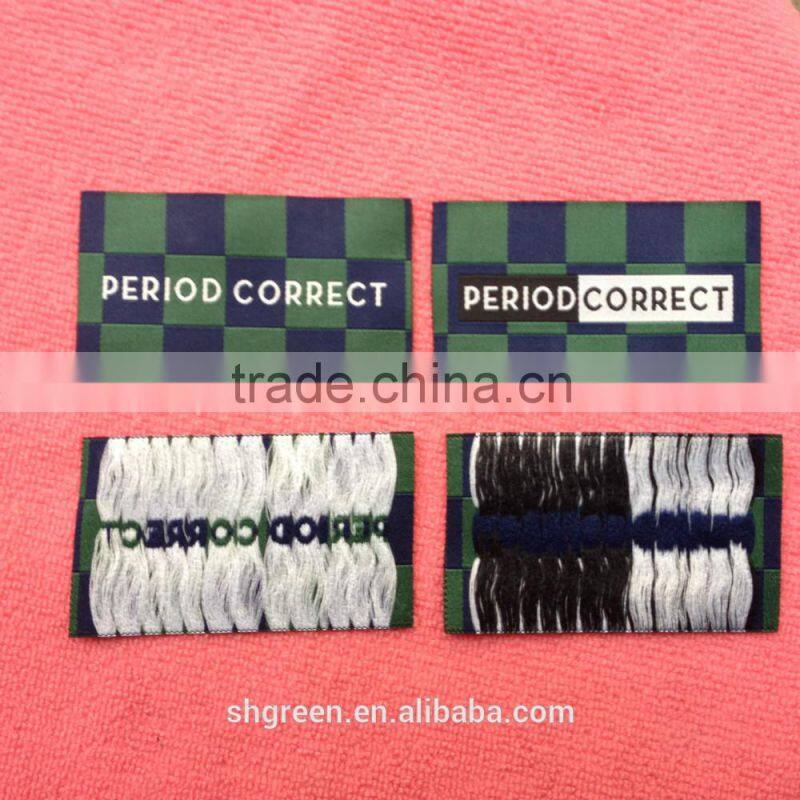 2016 new design woven patch,knitting clothing patch